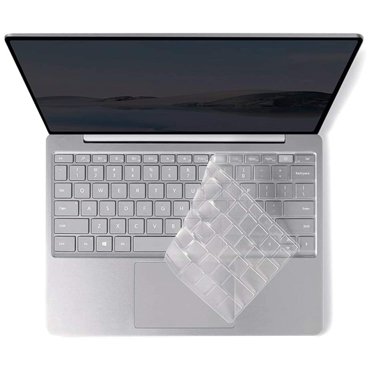 ENKAY HAT PRINCE TPU Keyboard Skin Cover for Microsoft Surface Laptop Go 1/2 12.4 (1943/2013) Ultra Thin Keyboard Protector US Version ENKAY HAT PRINCE TPU Keyboard Skin Cover for Microsoft Surface Laptop Go 1/2 12.4 (1943/2013) Ultra Thin Keyboard Protector US Version